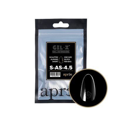 APRES Gel-X Sculpted Almond Short Refill