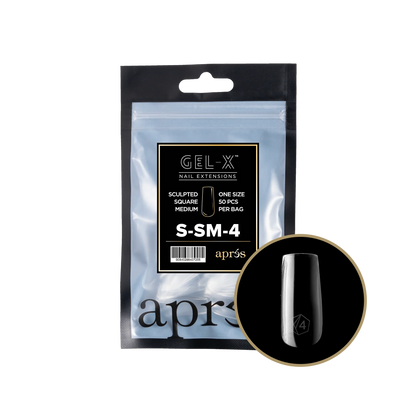 APRES Gel-X Sculpted Square Medium Refill