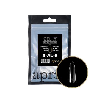 APRES Gel-X Sculpted Almond Long Refill