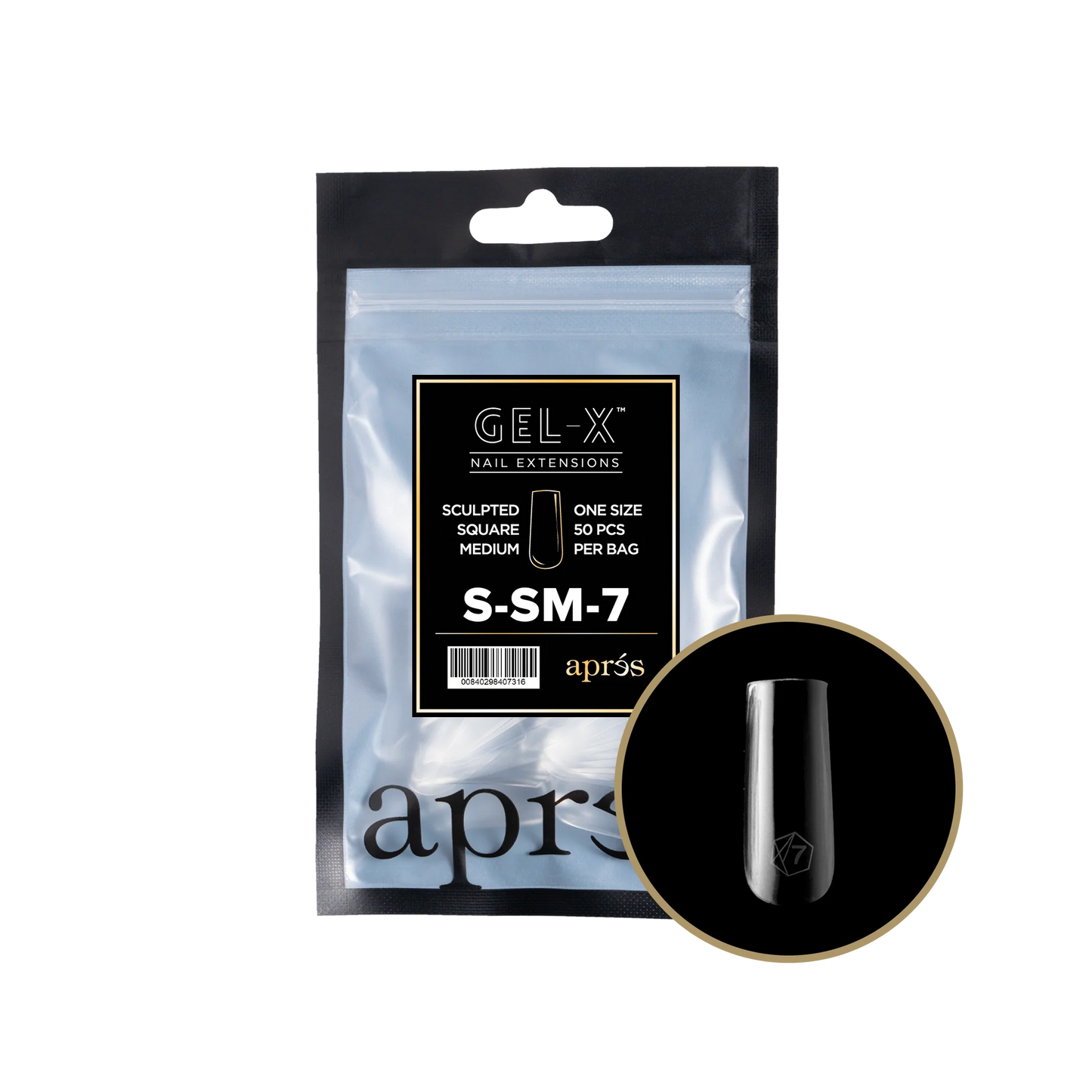 APRES Gel-X Sculpted Square Medium Refill