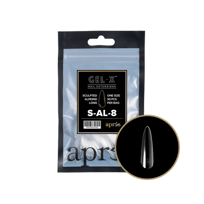 APRES Gel-X Sculpted Almond Long Refill