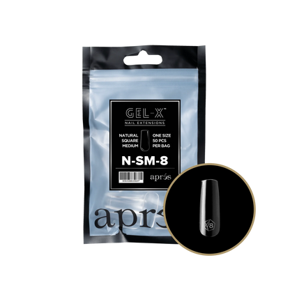 APRES Gel-X Natural Square Medium Refill