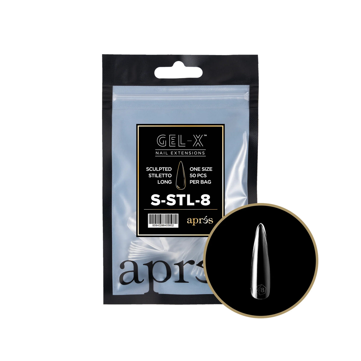 APRES Gel-X Sculpted Stiletto Long Refill