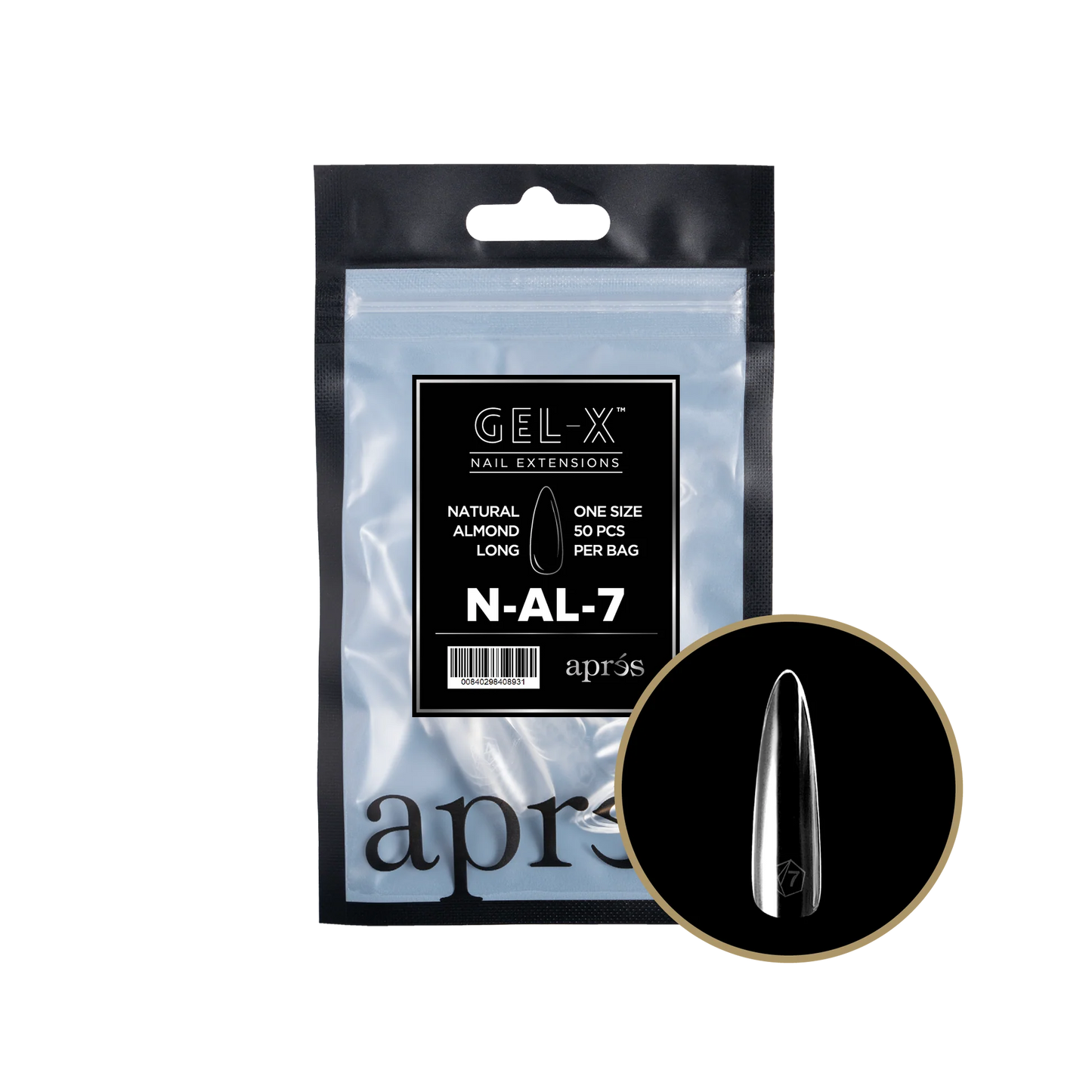 APRES Gel-X Natural Almond Long Refill