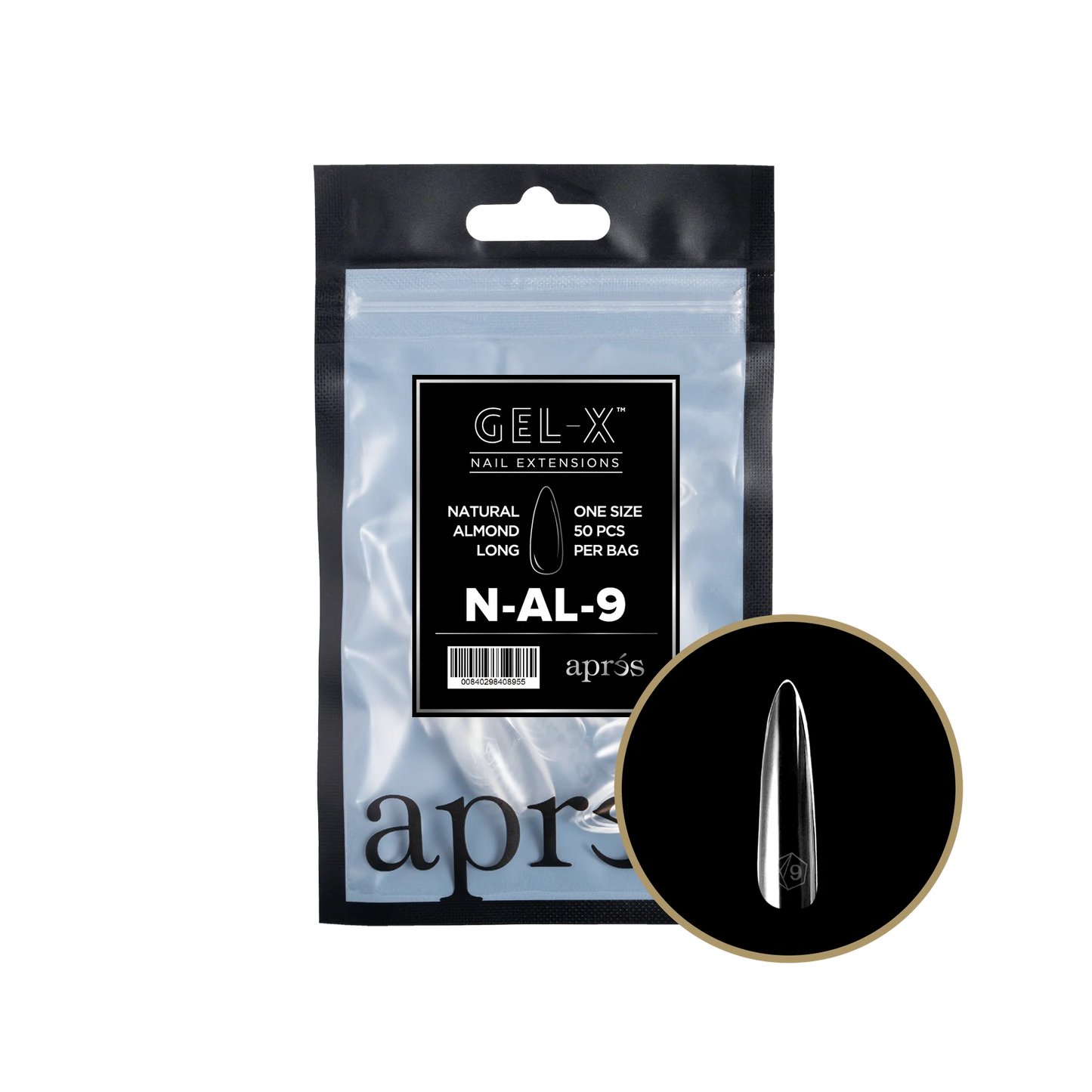APRES Gel-X Natural Almond Long Refill