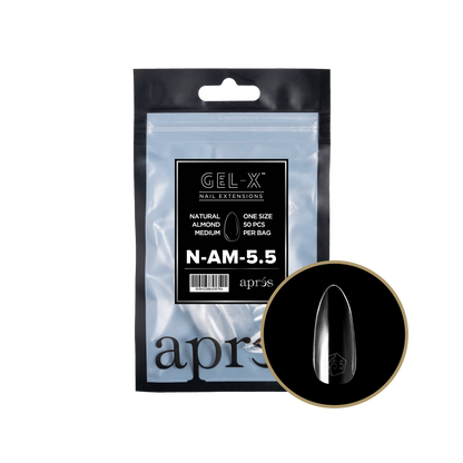 APRES Gel-X Natural Almond Medium Refill