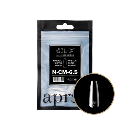 APRES Gel-X Natural Coffin Medium Refill