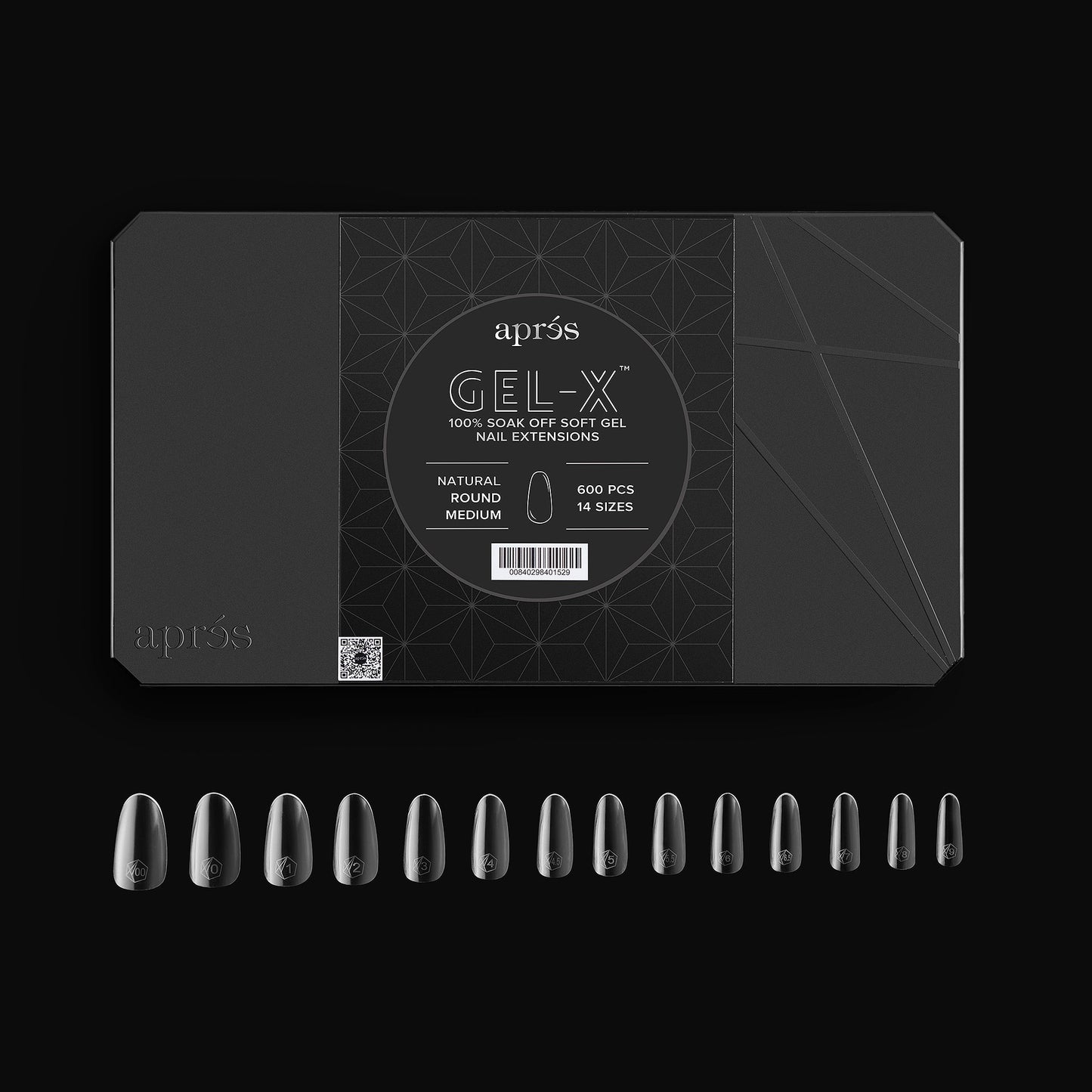 Apres Natural Round Box of Tips 2.0