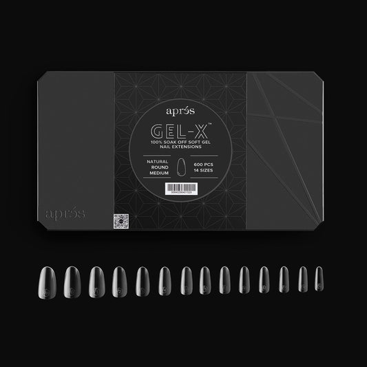 Apres Natural Round Box of Tips 2.0