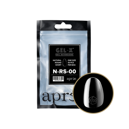 APRES Gel-X Natural Round Short Refill