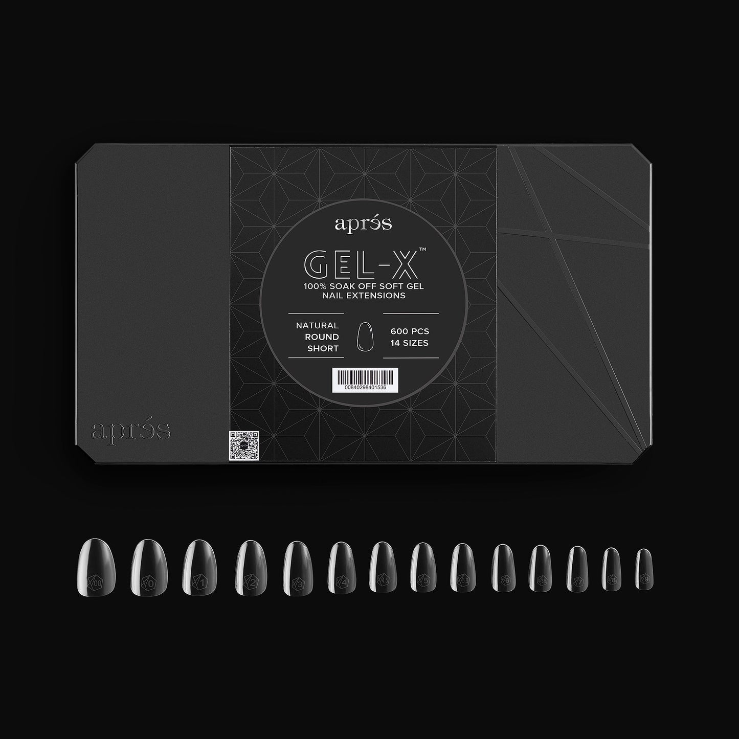 Apres Natural Round Box of Tips 2.0