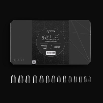 Apres Natural Round Box of Tips 2.0