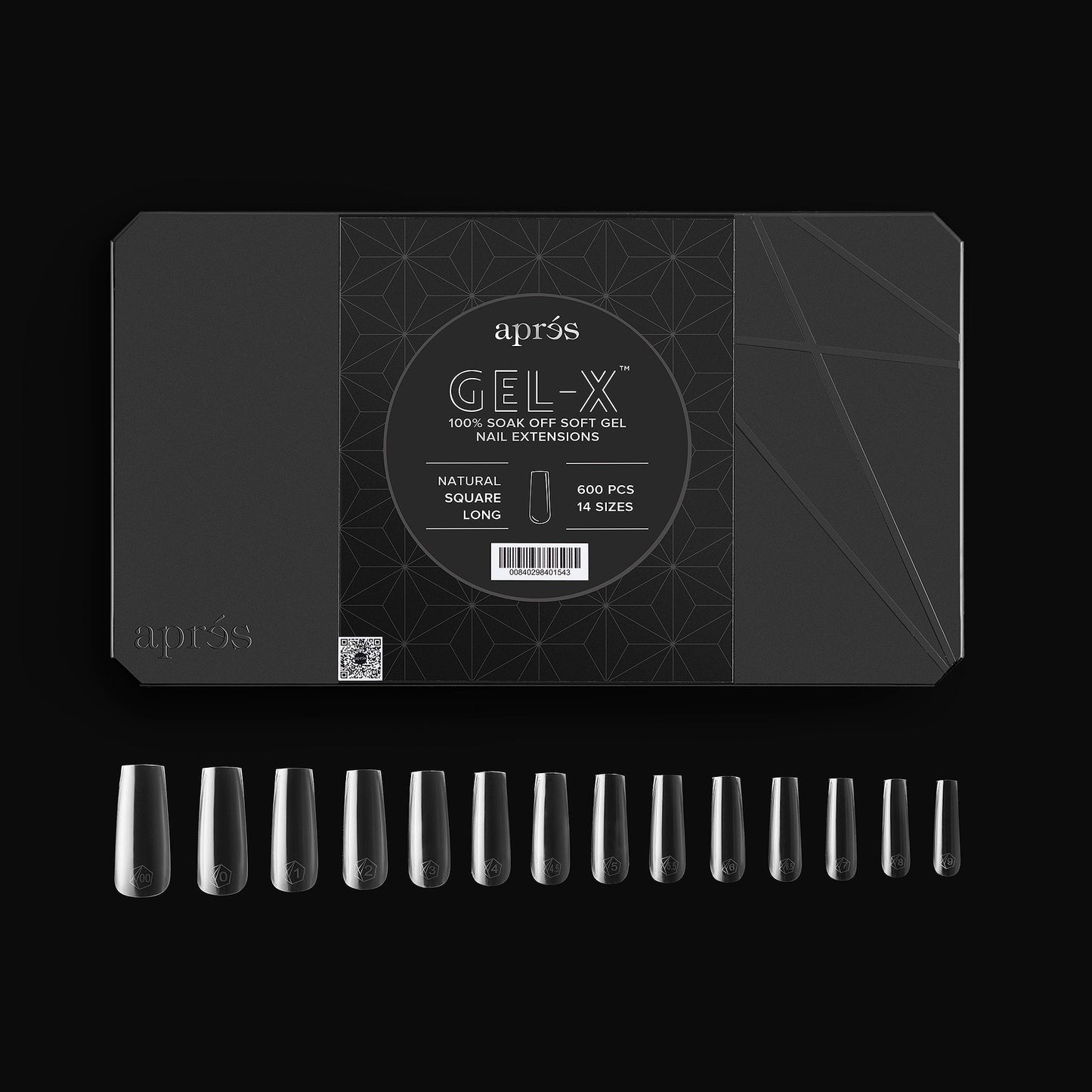 APRES Natural Square Box of Tips 2.0