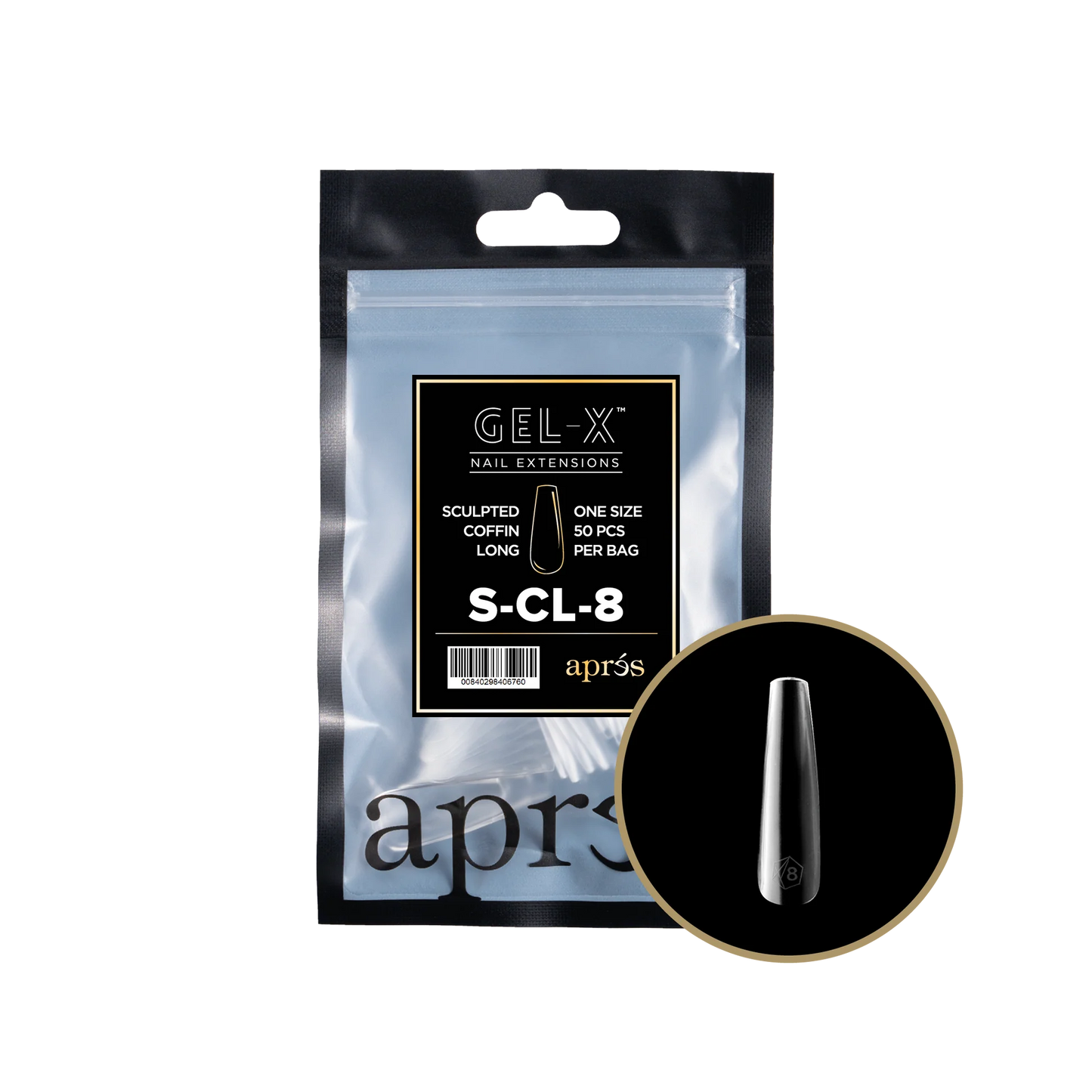 APRES Gel-X Sculpted Coffin Long Refill