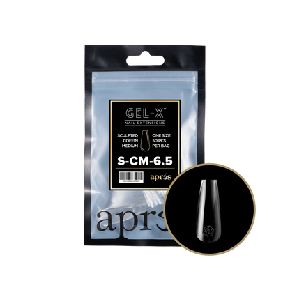 APRES Gel-X Sculpted Coffin Medium Refill