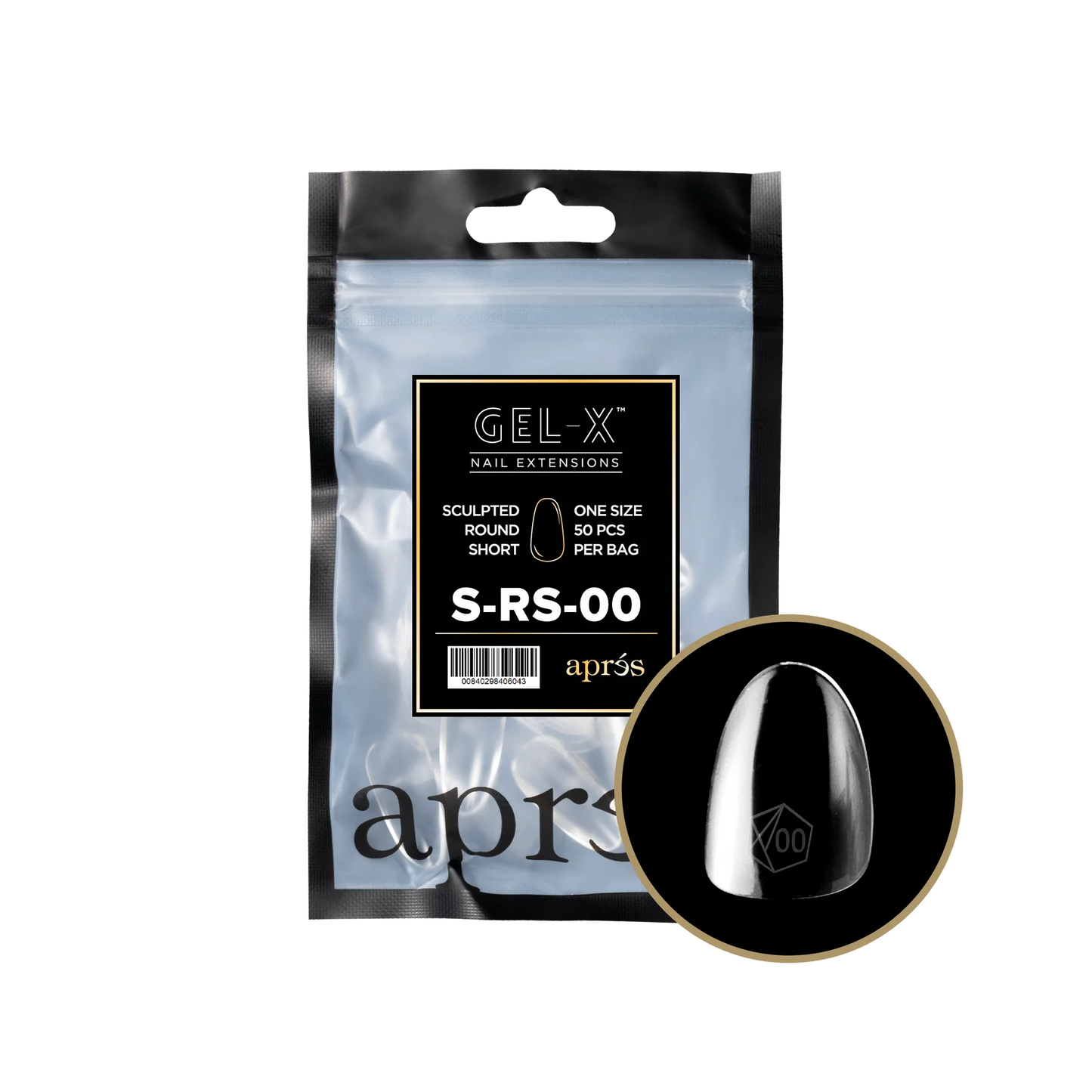 APRES Gel-X Sculpted Round Short Refill