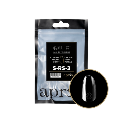 APRES Gel-X Sculpted Round Short Refill